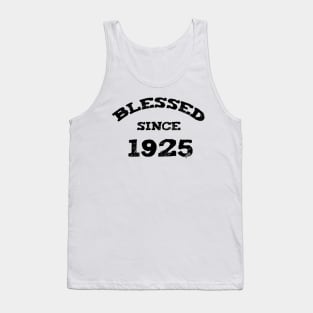 Blessed Since 1925 Cool Blessed Christian Birthday Tank Top